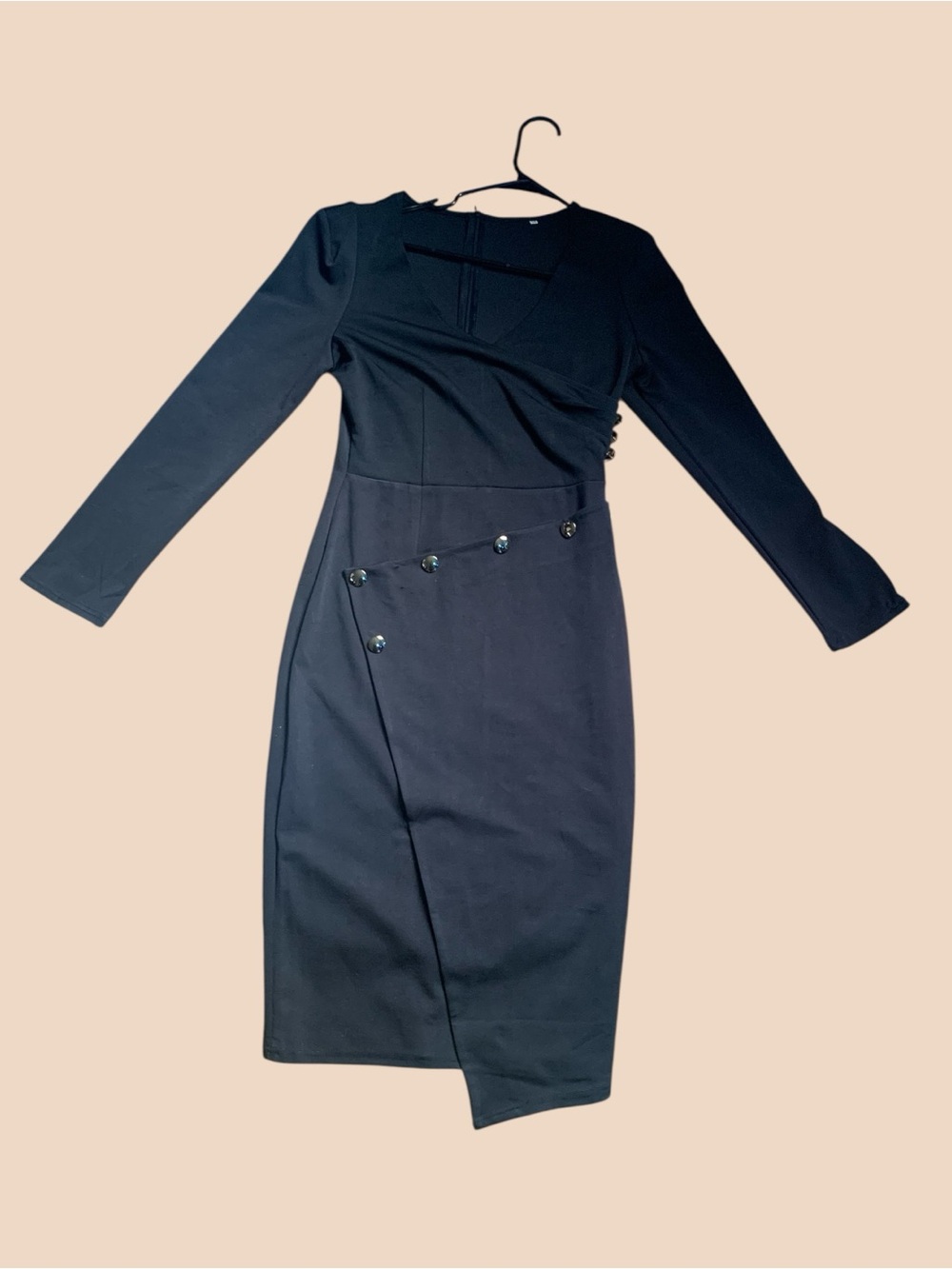 💜Lrady Women's Deep Casual Work Bodycon Cocktail Party Pencil Midi Dress NWT